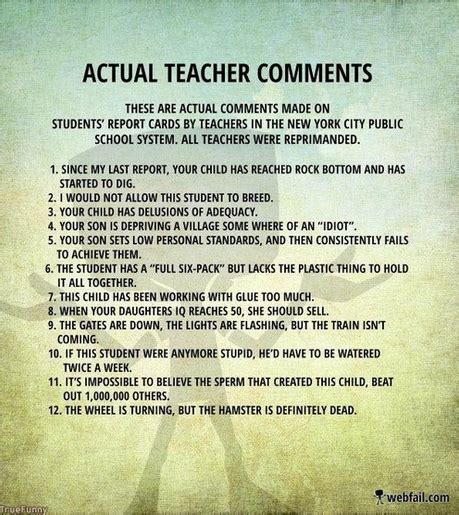 The Hands On Teacher Report Card Commentsmade Easy Teacher