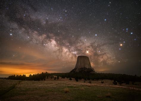 A Night At Devils Tower By Eden Bhatta On 500px