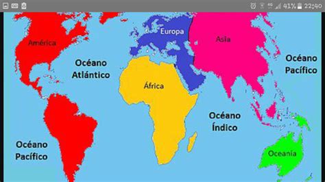 Mapas De Los 5 Continentes Con Nombres Imagui Images