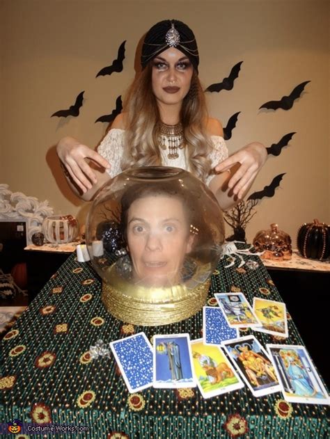 A Fortune Teller And Her Crystal Ball Costume