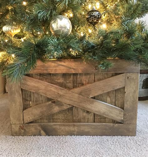 20 Wooden Box For Christmas Tree