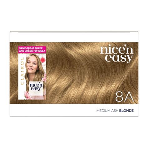 Clairol Nicen Easy Hair Dye 8a Medium Ash Blonde