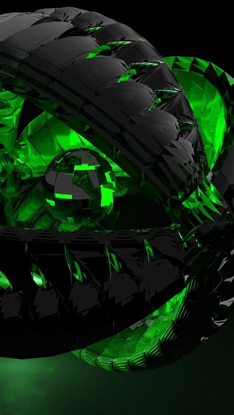 Amoled Green Android Wallpapers Wallpaper Cave