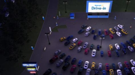Walmart is transforming the parking lots at 160 u.s. Walmart has partnered with Tribeca for a drive-in movie series
