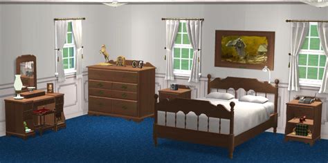 Mod The Sims Ethan Allen Colonial Bedroom Set