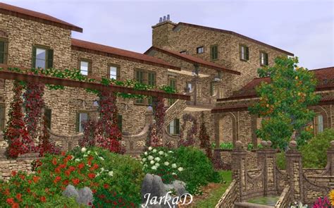 My Sims 3 Blog Tuscan House With Vineyard No2 By Jarkad