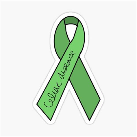 Celiac Disease Awareness Ribbon Sticker For Sale By Jenmishalecki