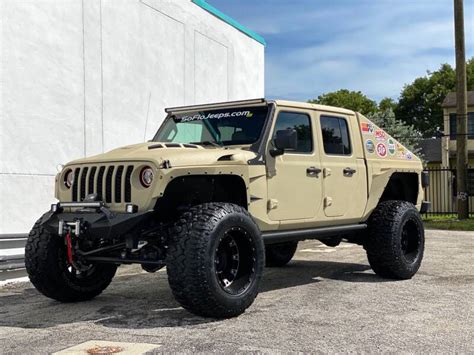 Custom Jeep Gladiator Kevlar Desert Storm Hmmv Edition South Florida