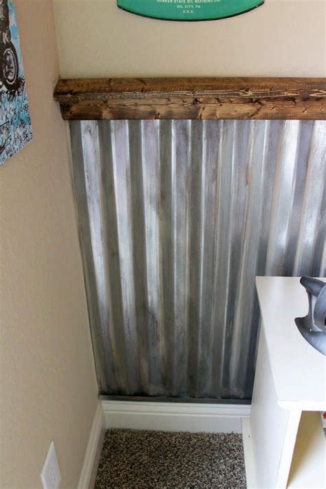 Corrugated Metal As Wall Covering Would Love It For The Mudroom