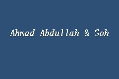 List of malaysia audit and accounting companies. Ahmad Abdullah & Goh, Audit Firm in Pasar Seni