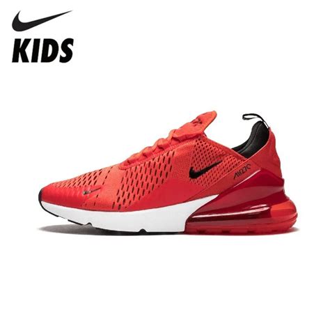 Nike Air Max 270 Original Kids Running Shoes Air Cushion Red Sports