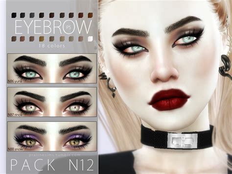 Eyebrow Pack N12 By Pralinesims At Tsr Sims 4 Updates