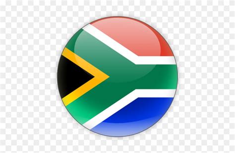 Round South African Flag