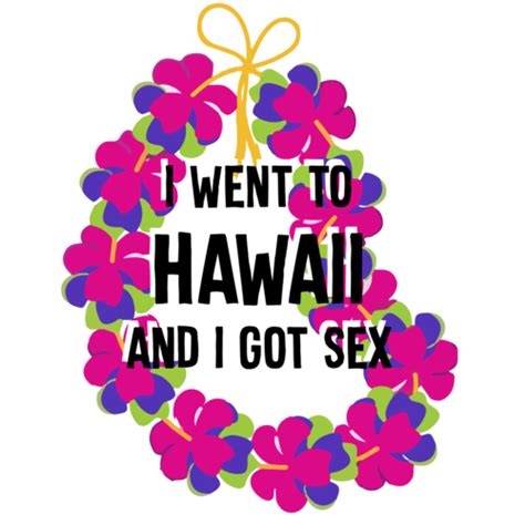 i went to hawaii and i got sex hawaii t shirt