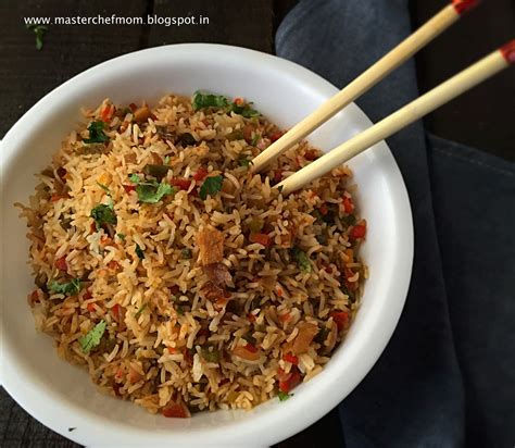 Masterchefmom Chinese Fried Rice How To Make Chinese Fried Rice At Home Indo Chinese Dish