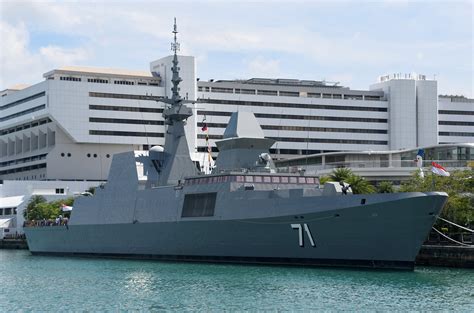 Republic Of Singapore Navy Formidable Class Frigate Rss Te Flickr