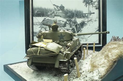 Battle Of The Bulge M4a3e8 Sherman Us 4th Armoured Division Bastogne