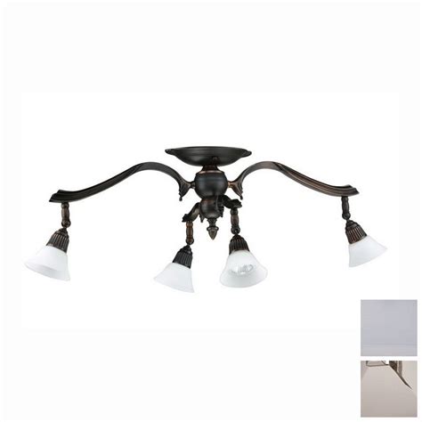Because the light fixtures could be easily adjusted on where they're focused, allowing the homeowner to point focused light. Shop DVI Devonshire 4-Light Nickel Fixed Track Light Kit ...