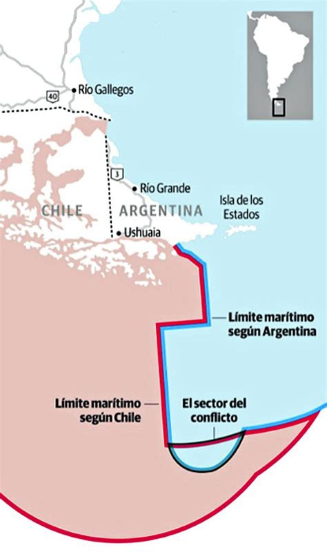 Conflicto Limítrofe Entre Chile Y Argentina “el Sector En Cuestión No Está En La Plataforma