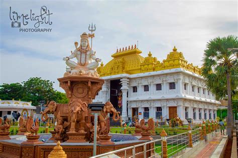 Grand Temple With The Bharat Mata Idols And Ramayana