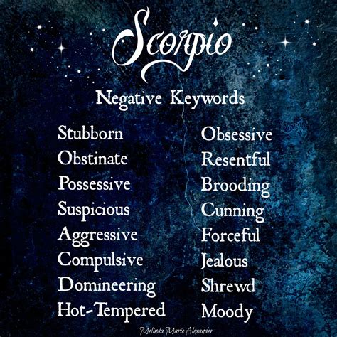 Caution one of the main traits of a scorpio is being cautious with other people. Scorpio Basics - ScorpioSeason - The Scorpio Sign Source