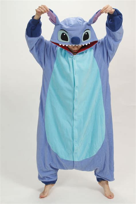 Find the perfect pyjama femme stock photos and editorial news pictures from getty images. Adult onesies blue Stitch Kigurumi animal onesies - image ...