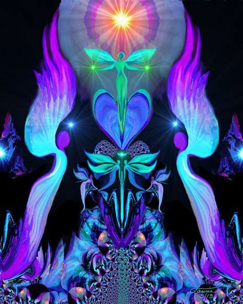 Twin Flames Chakra Art Purple Wall Decor Reiki Healing Energy Angels