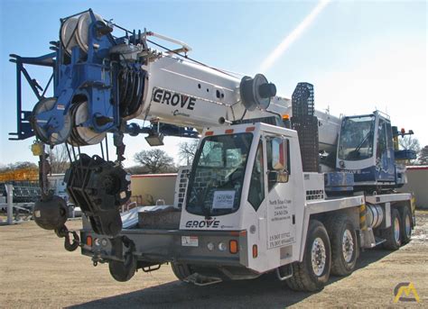 Grove Tms9000e 110 Ton Telescopic Truck Crane For Sale Hoists