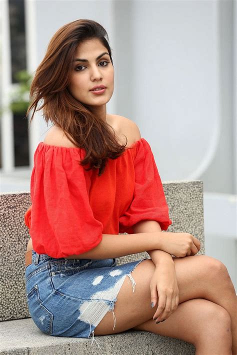 Rhea Chakraborty Displays Her Sexy Legs And Toned Midriff In Her Latest Hot Photo Shoot 1