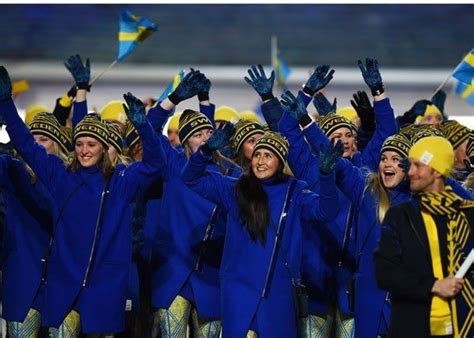 Team Sweden 2014 Winter Olympics Olympics Opening Ceremony Opening