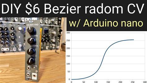 6 Diy Eurorack Modular Synth Bezier Curve Random Cv Generator With