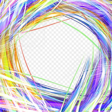 Purple Abstract Lines Hd Transparent Purple And Green Rhythmic