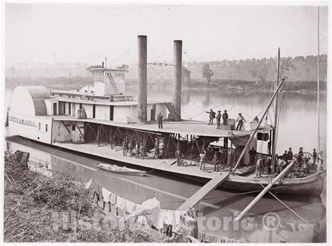 Photo Print Formerly Mathew B Brady Transports Tennessee River 2