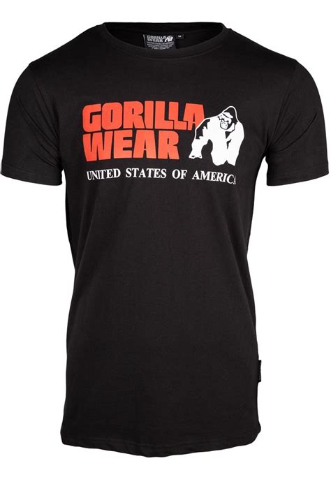 Gorilla Wear Classic T Shirt Zwart S Fitwinkelnl
