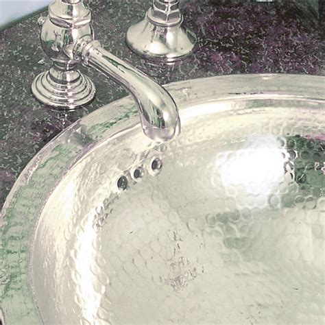 Nantucket Sink Ron Of 13 Brass Round Undermount Bath Sink With Overflow