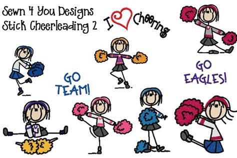 Stick Figure Cheerleader Clipart Clip Art Library