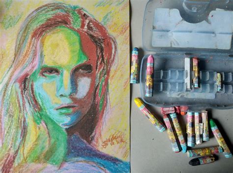 Oil pastels takes time and practice to develo. Sketsa Menggunakan Oil Pastel / Menggambar Dan Mewarnai ...