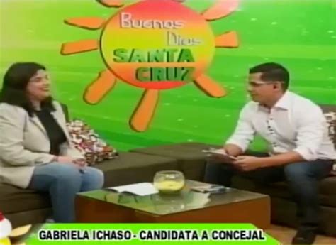Entrevista En Buenos Días Santa Cruz Televisión Universitaria Gabriela Ichaso