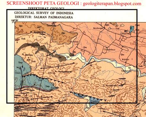 Peta Geologi Lembar Apobayan