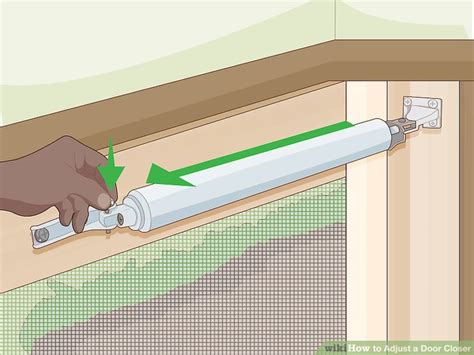 Remove and adjust the door closer with your own hands, carefully studying the principle of the mechanism. Simple Ways to Adjust a Door Closer: 7 Steps (with Pictures)