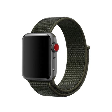 Cargo Khaki Sport Loop Band For Apple Watch 38mm And 42mm — Maison Cour