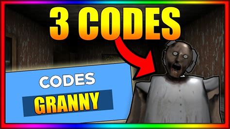 Be careful when entering in these codes, because they need to be spelled exactly as they are here, feel free to copy and paste these codes from our website straight to. Roblox Granny CODES | Roblox Codes - YouTube