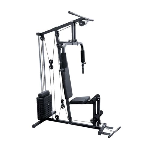 150lb Stack Multi Function Home Gym Fitness Equipment One Station Home