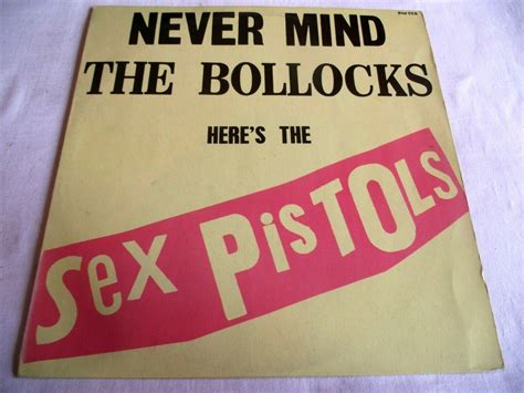 Sex Pistols Never Mind The Bollocks 1977 French Sex