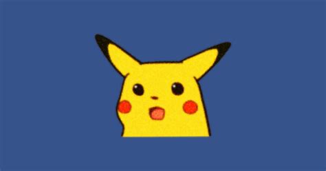 Shocked Pikachu Surprised Pikachu Meme Blurry Low