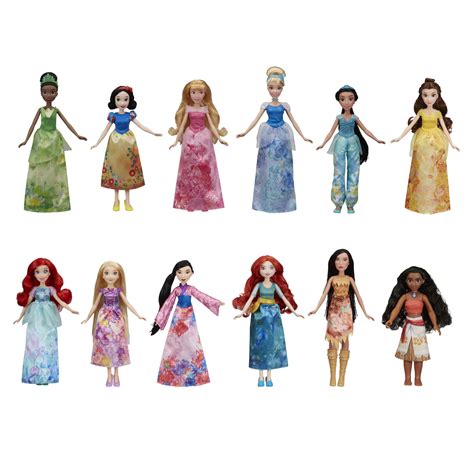 Buy Disney Princess Royal Collection 12 Fashion Dolls Ariel Aurora