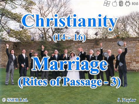 Christianity Rites Of Passage 3 Marriage Teaching Resources