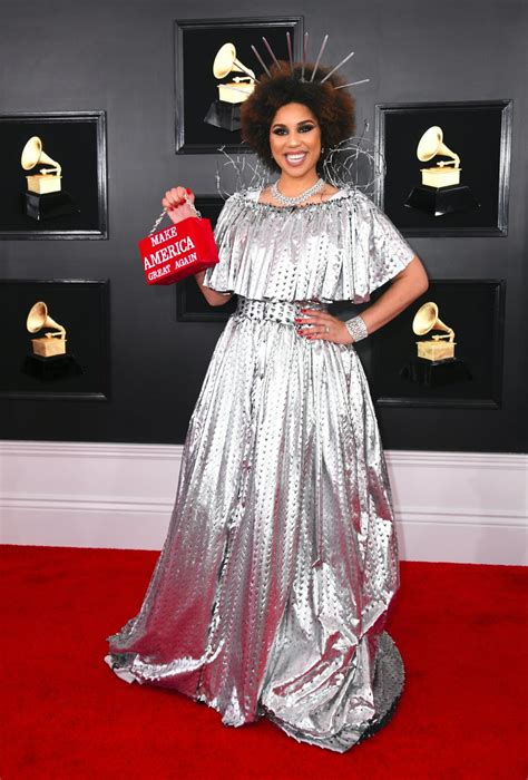 Grammys 2019 Joy Villa Wears Wall Gown
