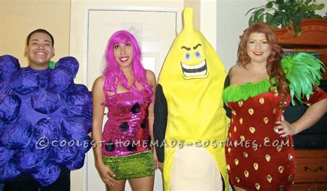 original group of fruit costumes