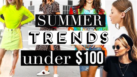 Top 10 Summer Fashion Trends Under 100 You Need To Try Youtube